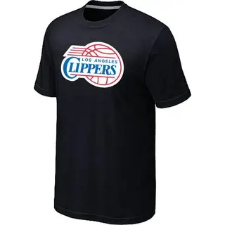 Los Angeles Clippers Men's Black Big & Tall Primary Logo T-Shirt -