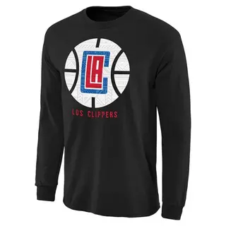 Los Angeles Clippers Men's Black Noches Enebea Long Sleeve T-Shirt -