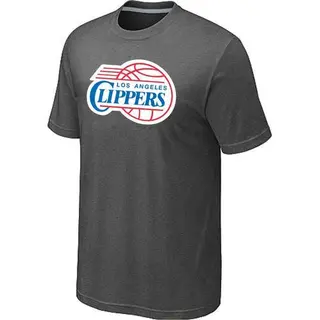 Los Angeles Clippers Men's Dark Grey Big & Tall Primary Logo T-Shirt -