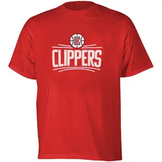 Los Angeles Clippers Men's Red Primary Logo T-Shirt -