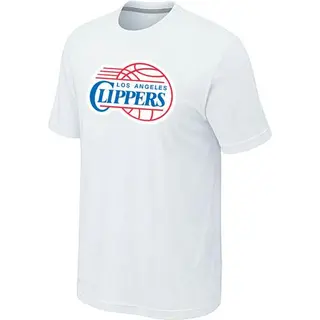 Los Angeles Clippers Men's White Big & Tall Primary Logo T-Shirt -