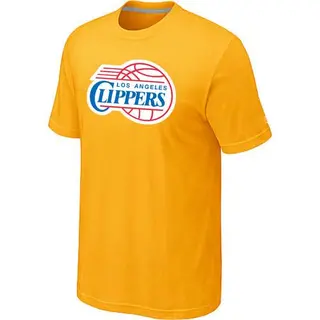 Los Angeles Clippers Men's Yellow Big & Tall Primary Logo T-Shirt -