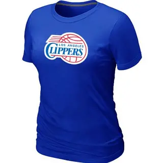 Los Angeles Clippers Women's Blue Big & Tall Primary Logo T-Shirt -